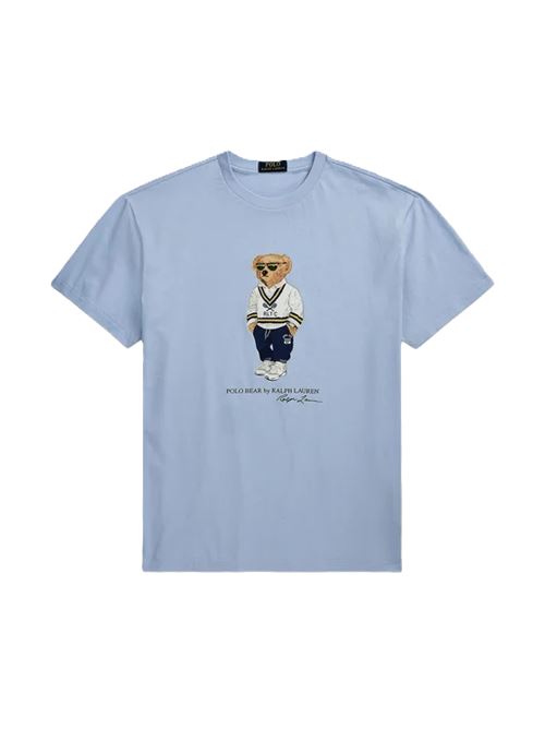 Polo Ralph Lauren T-shirt Celeste Slim Fit Polo Ralph Lauren | SSCNCMSLM1 SHORT SLEEVE TSHIRT710973137001CORNFLOWER BLUE BEAR